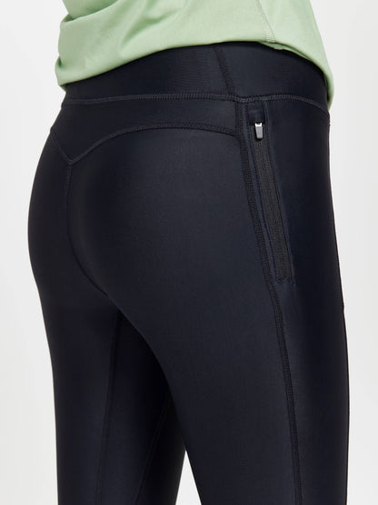 WOMEN'S ADV ESSENCE TRAINING ZIP TIGHTS - Black Craft Sportswear NA