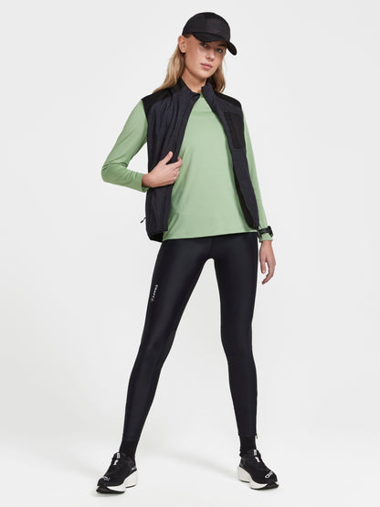 WOMEN'S ADV ESSENCE TRAINING ZIP TIGHTS - Black Craft Sportswear NA