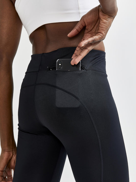 WOMEN'S ADV ESSENCE TRAINING SHORT TIGHTS - Black Craft Sportswear NA