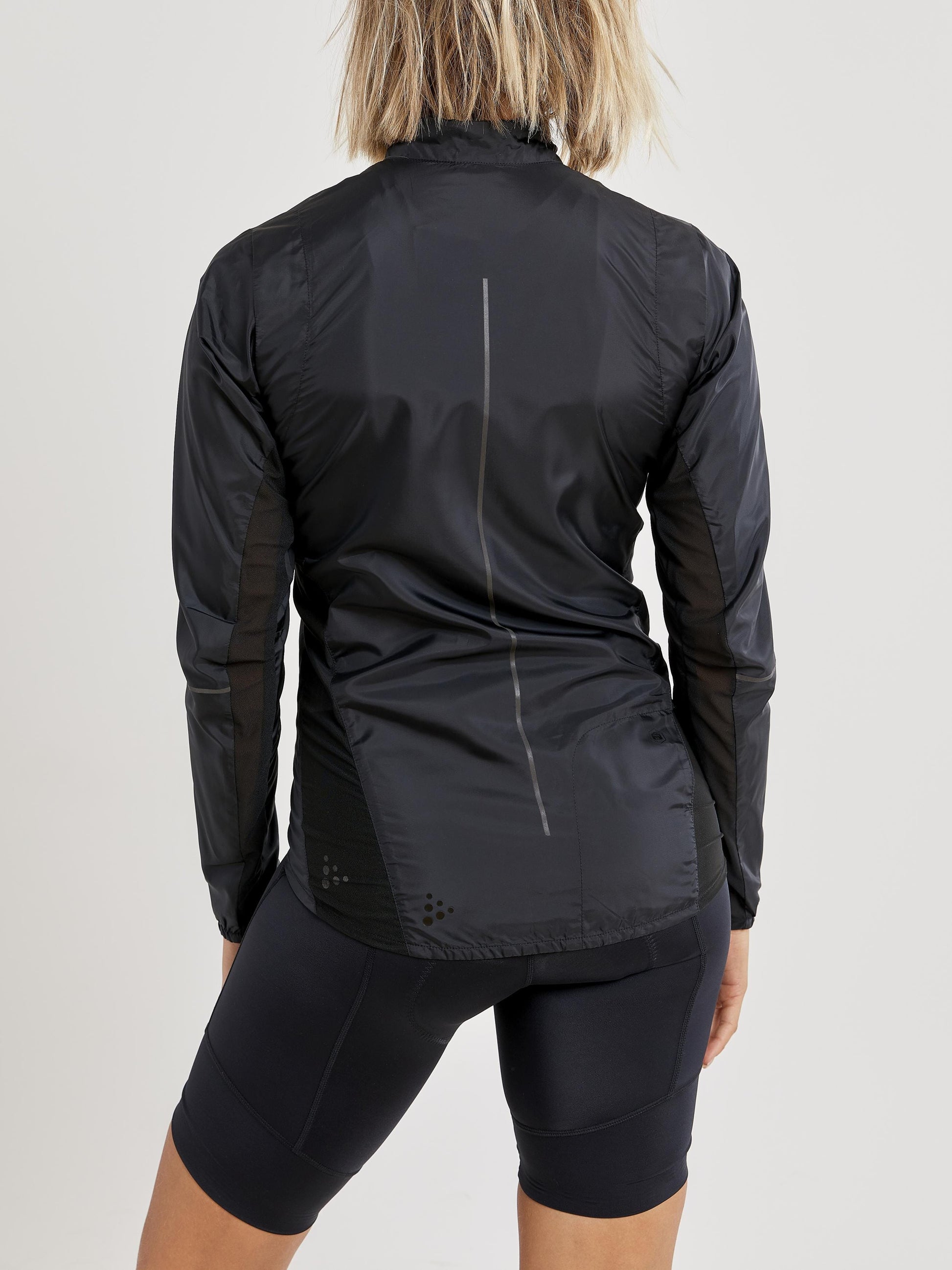 WOMEN'S ESSENCE LIGHT WIND CYCLING JACKET - Black Craft Sportswear NA
