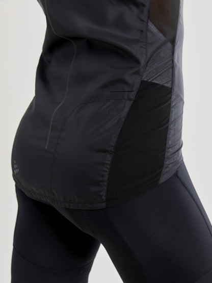 WOMEN'S ESSENCE LIGHT WIND CYCLING JACKET - Black Craft Sportswear NA