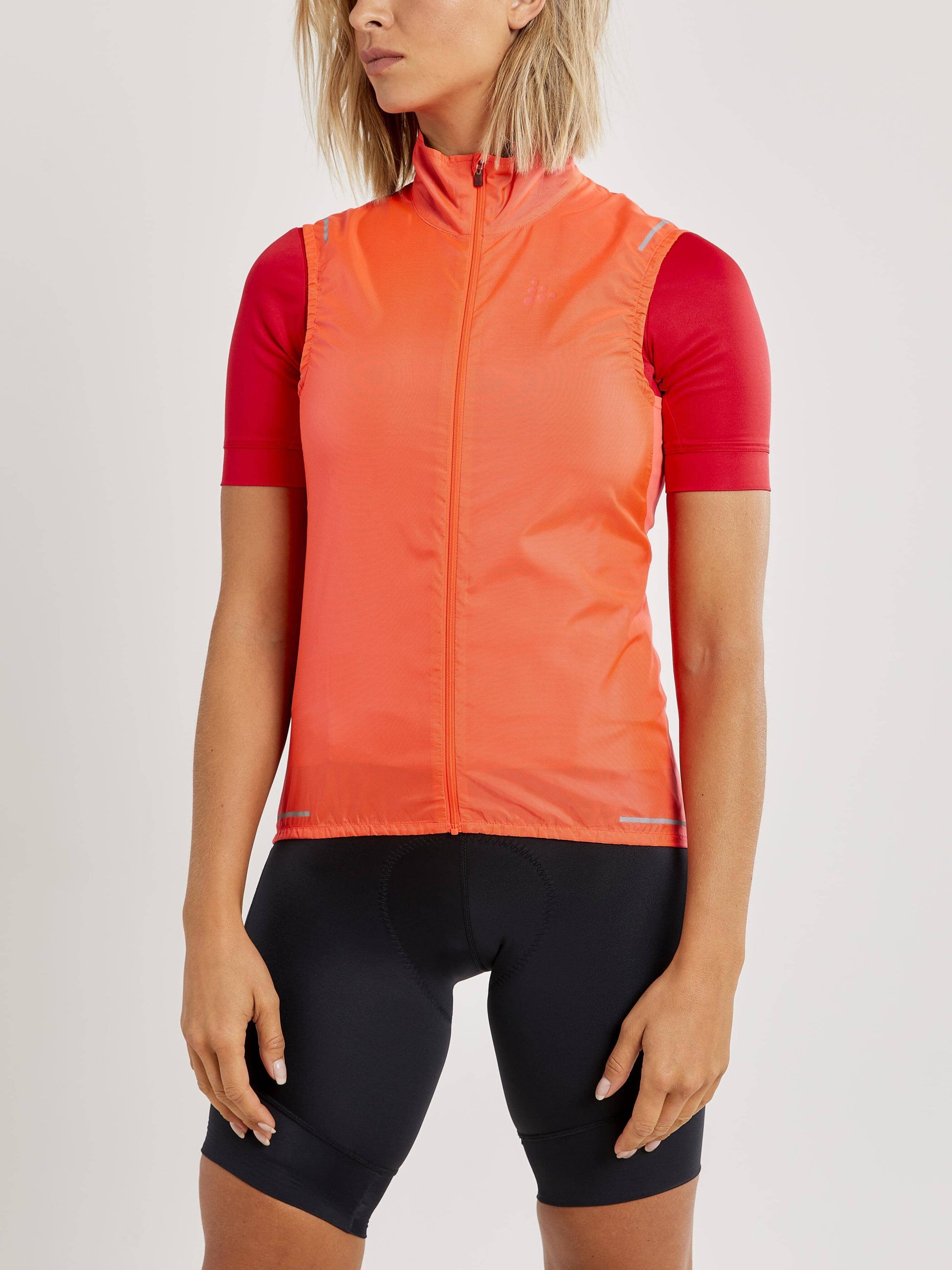 WOMEN'S ESSENCE LIGHT WIND CYCLING VEST - SHOCK Craft Sportswear NA
