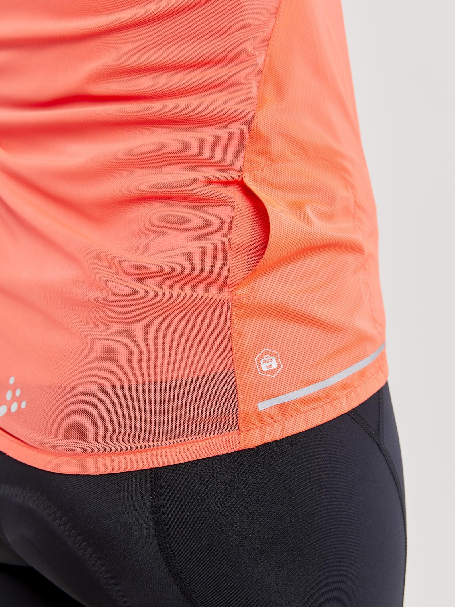 WOMEN'S ESSENCE LIGHT WIND CYCLING VEST - SHOCK Craft Sportswear NA