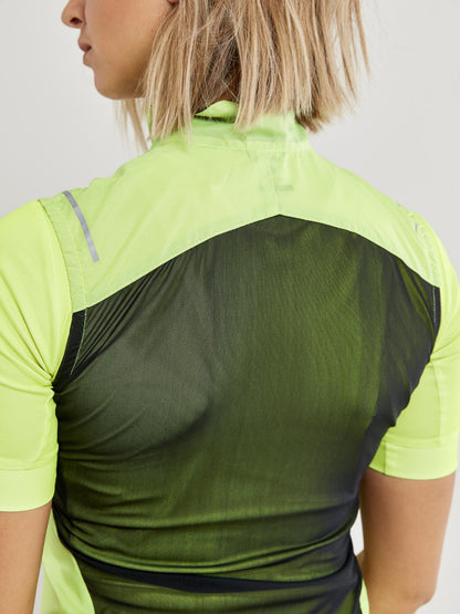 WOMEN'S ESSENCE LIGHT WIND CYCLING VEST - Flumino Craft Sportswear NA