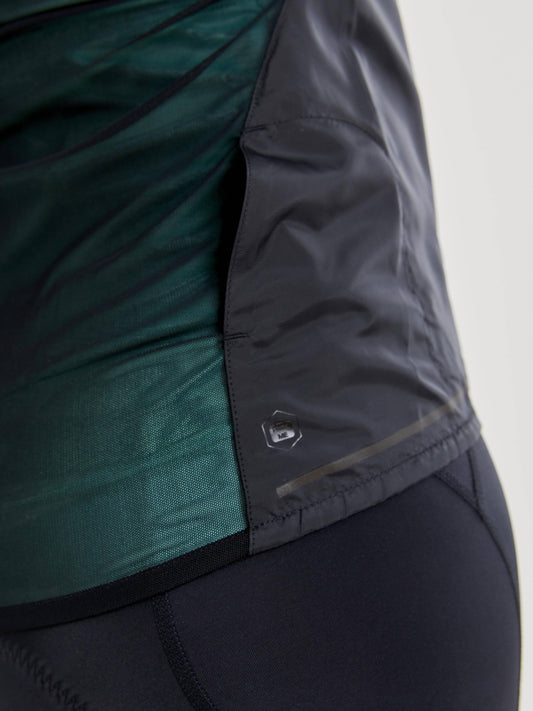 WOMEN'S ESSENCE LIGHT WIND CYCLING VEST - Black Craft Sportswear NA