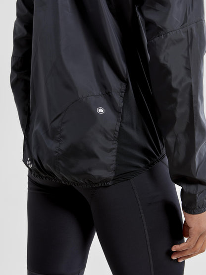 Men's Essence Light Wind Cycling Jacket - Black Men's Jackets and Vests Craft Sportswear NA