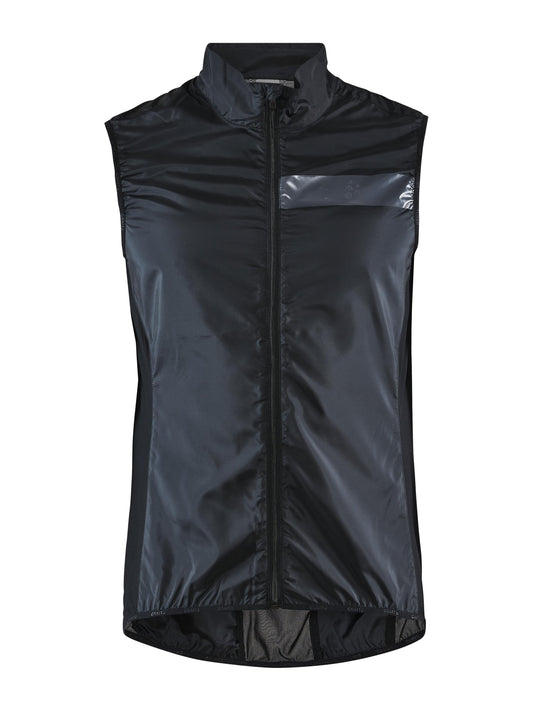 MEN'S ESSENCE LIGHT WIND CYCLING VEST - Black Craft Sportswear NA