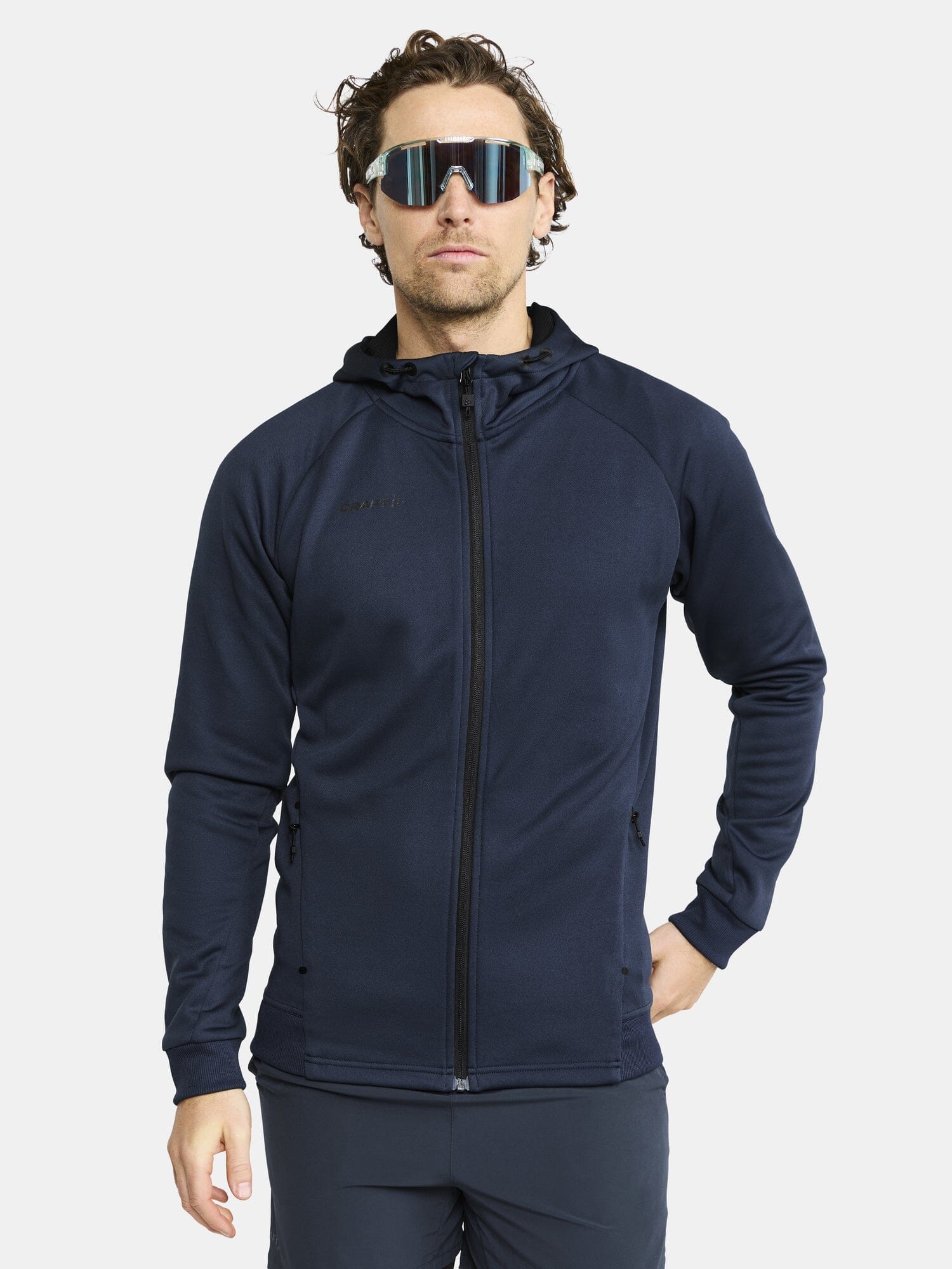 Men's ADV Unify Full-Zip Hood - NAVY Craft Sportswear NA