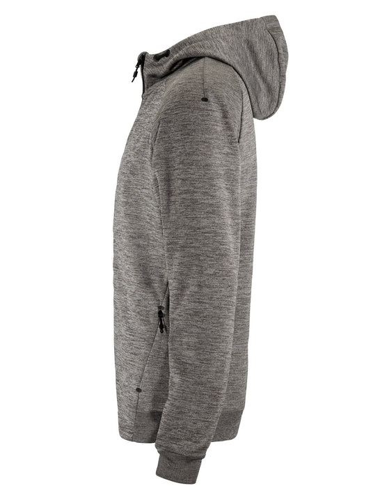 Men's ADV Unify Full-Zip Hood - Dk Grey Melange Craft Sportswear NA