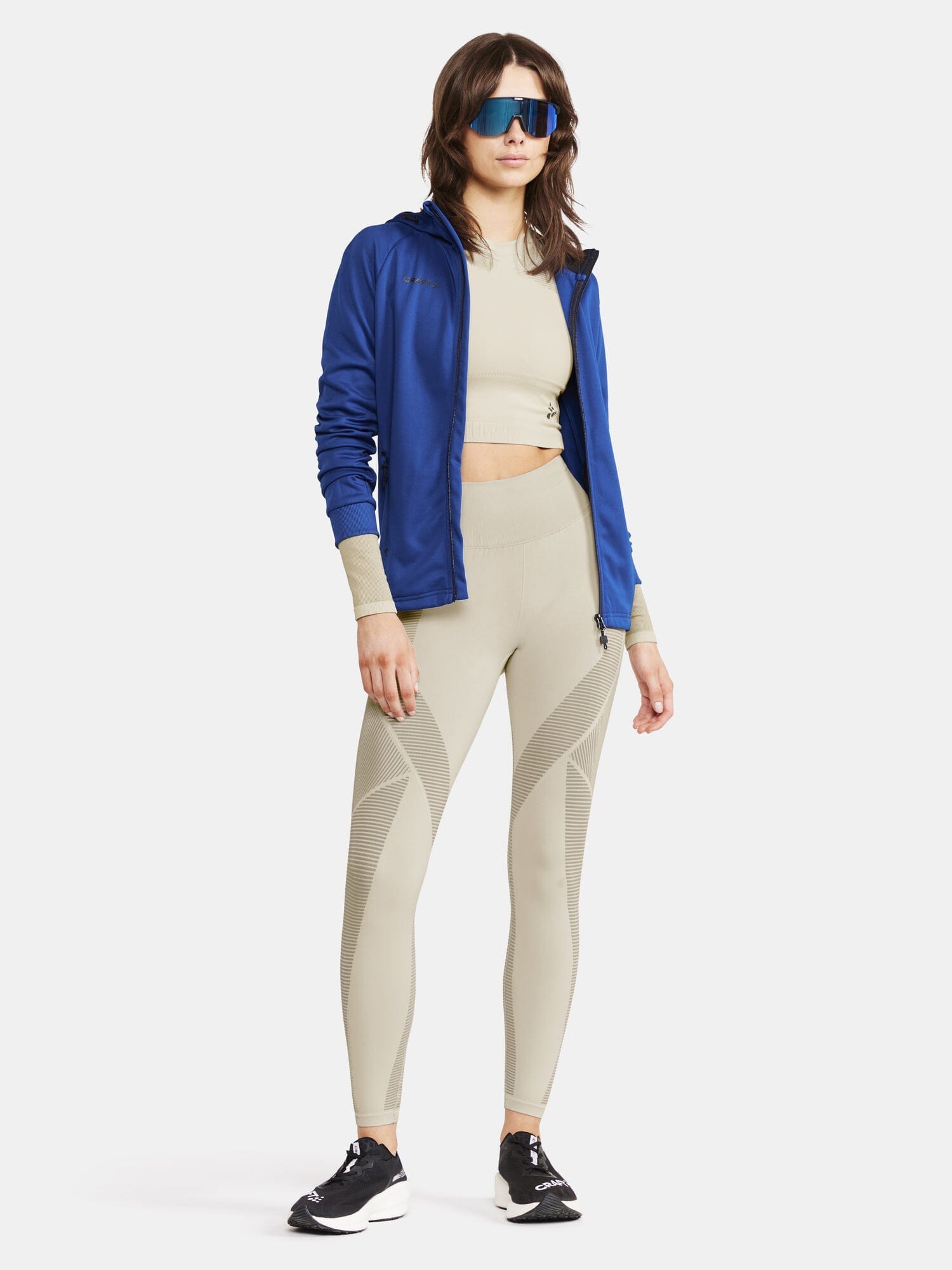 Women's ADV Full-Zip Hood - CLUB COBOLT Craft Sportswear NA