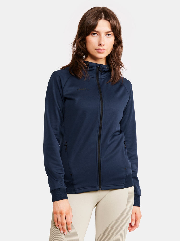 Women's ADV Full-Zip Hood - NAVY Craft Sportswear NA