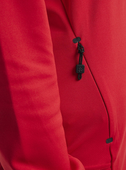 Women's ADV Full-Zip Hood - BRIGHT RED Craft Sportswear NA