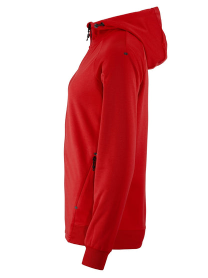 Women's ADV Full-Zip Hood - BRIGHT RED Craft Sportswear NA
