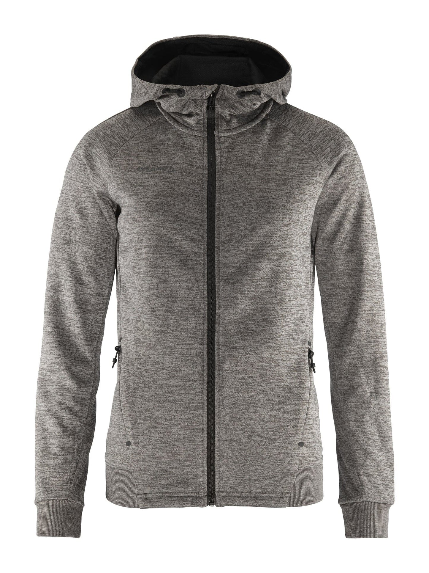 Women's ADV Full-Zip Hood - Dk Grey Melange Craft Sportswear NA