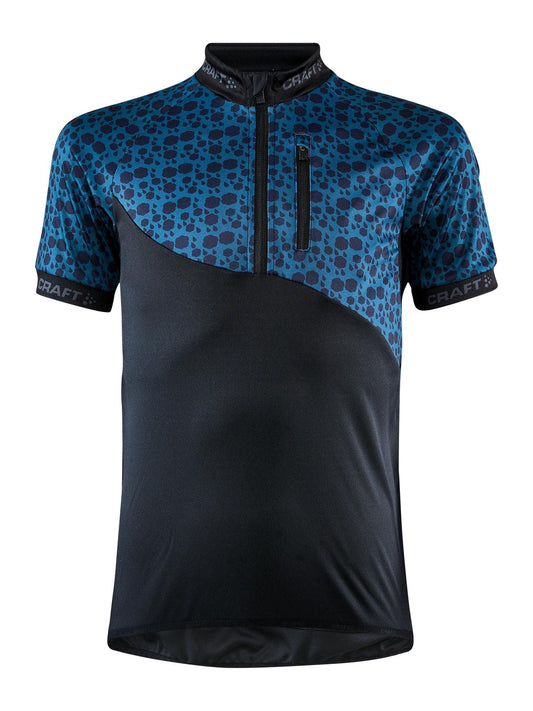 JUNIOR BIKE JERSEY - BLACK/UNIVERSE Craft Sportswear NA