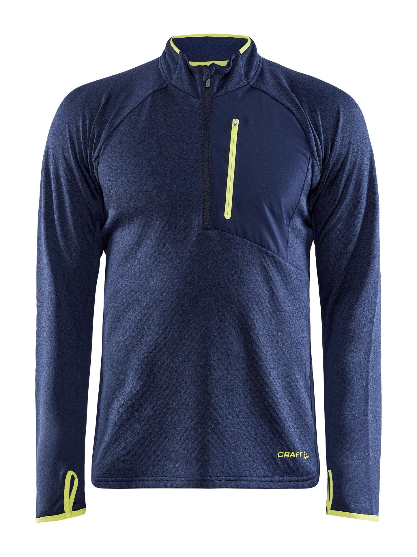 MEN'S CORE TRIM THERMAL MIDLAYER - BLAZE MELANGE Craft Sportswear NA