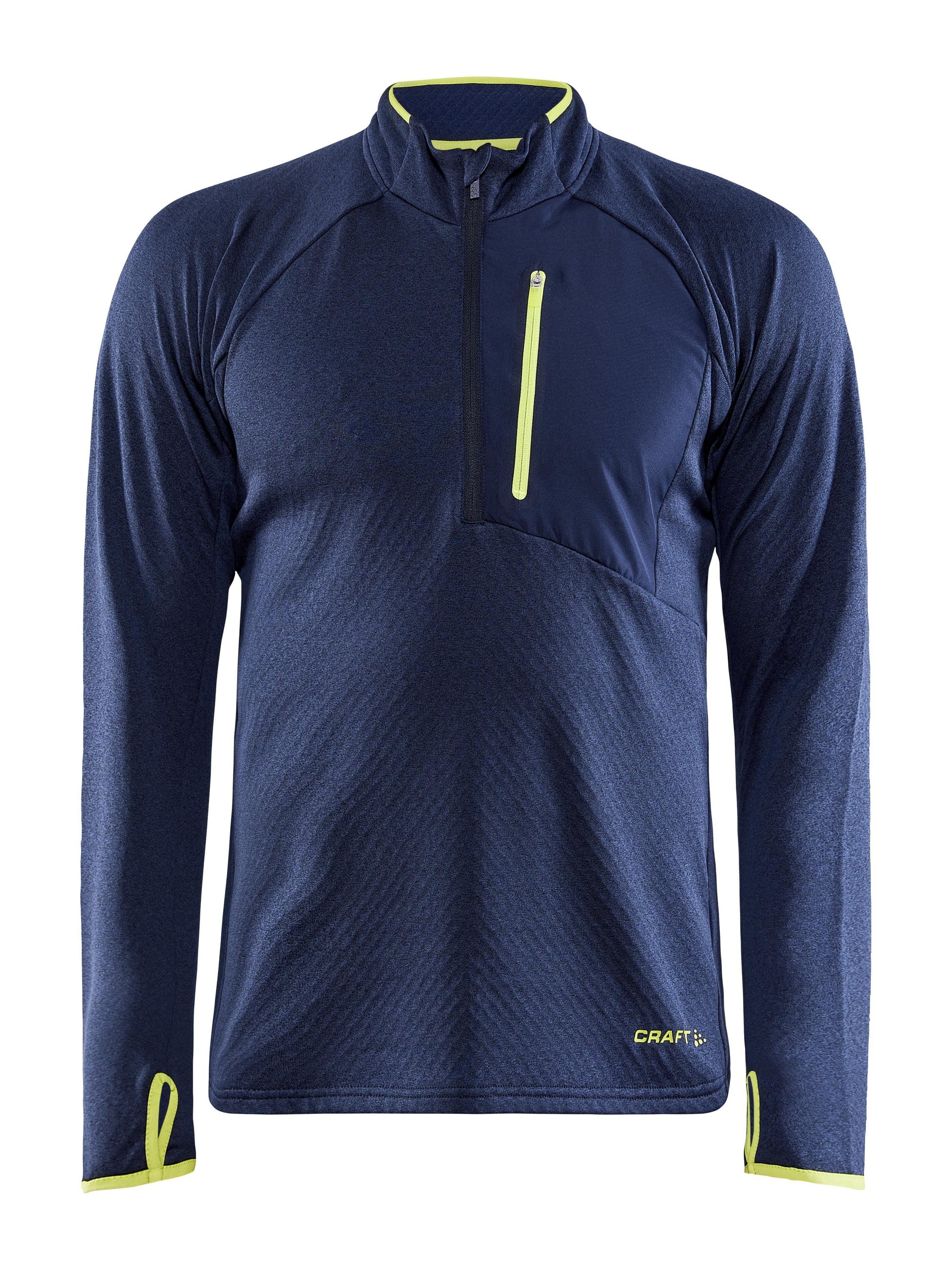 MEN'S CORE TRIM THERMAL MIDLAYER - BLAZE MELANGE Craft Sportswear NA