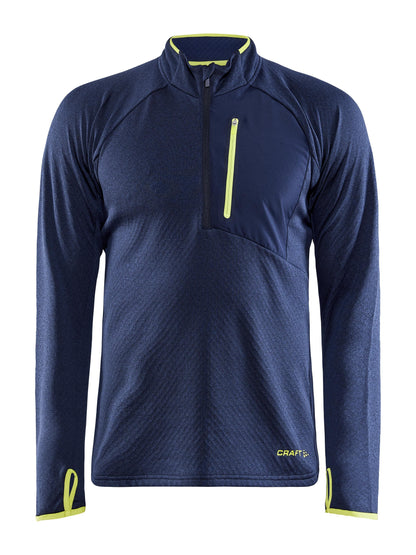 MEN'S CORE TRIM THERMAL MIDLAYER - BLAZE MELANGE Craft Sportswear NA