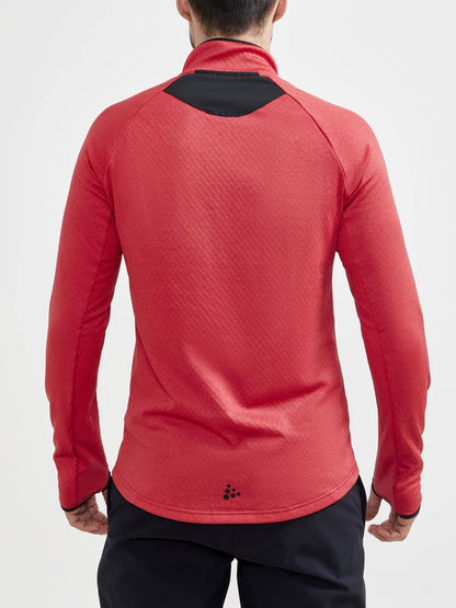 MEN'S CORE TRIM THERMAL MIDLAYER - LYCHEE-MELANGE Craft Sportswear NA