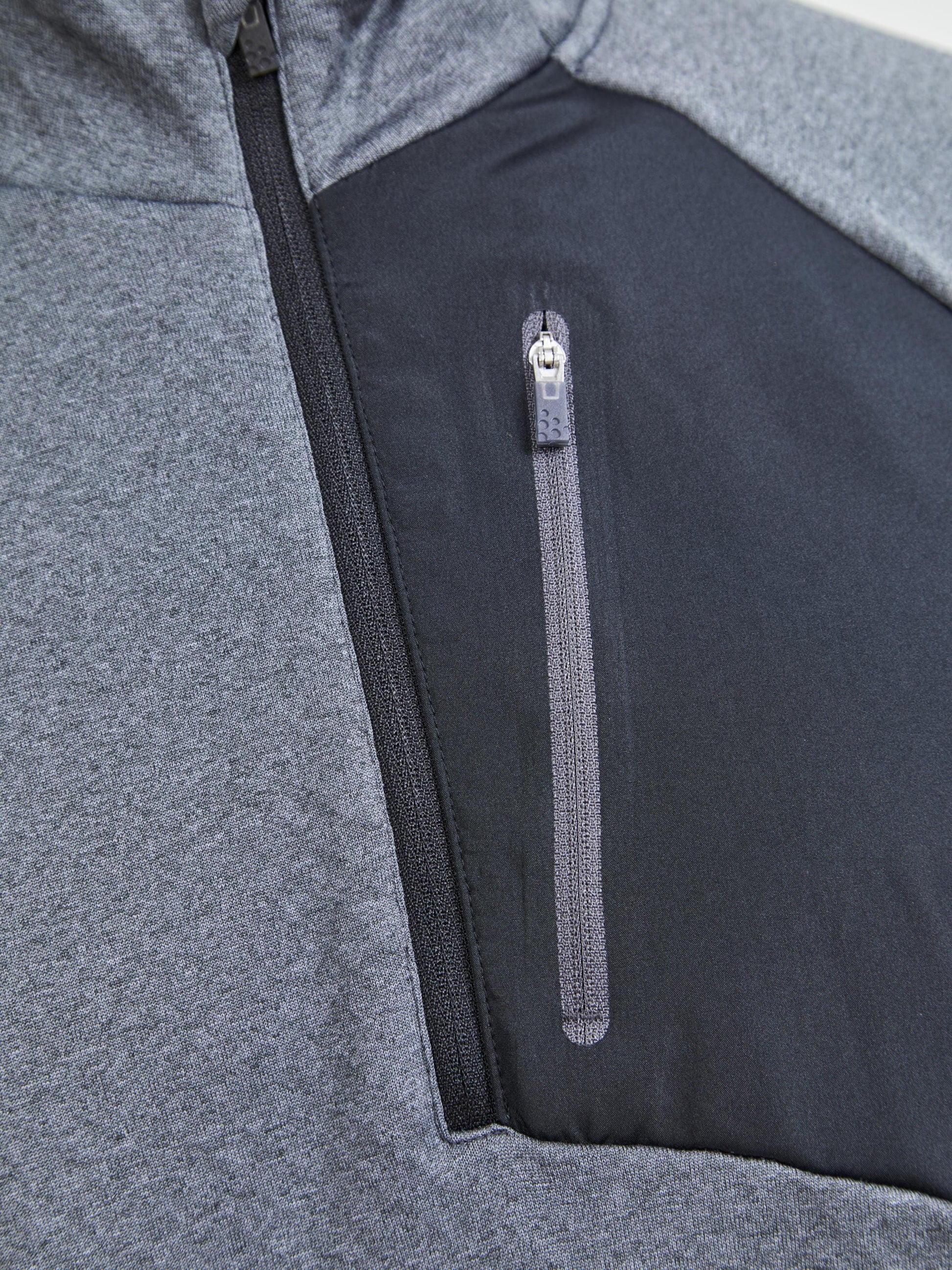 MEN'S CORE TRIM THERMAL MIDLAYER - Dk Grey Melange Craft Sportswear NA