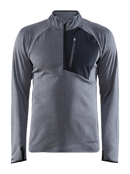 MEN'S CORE TRIM THERMAL MIDLAYER - Dk Grey Melange Craft Sportswear NA