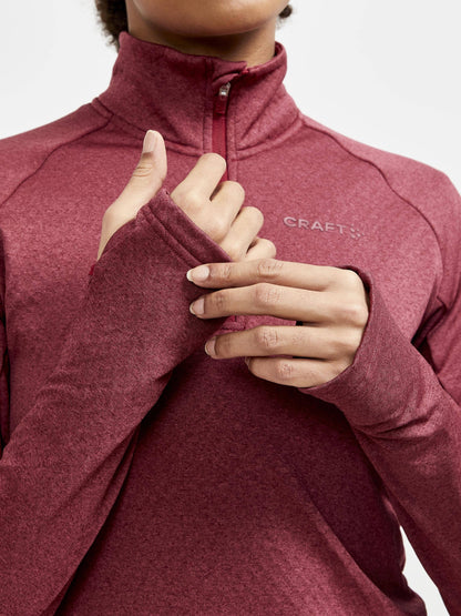 WOMEN'S CORE TRIM THERMAL MIDLAYER Craft Sportswear NA
