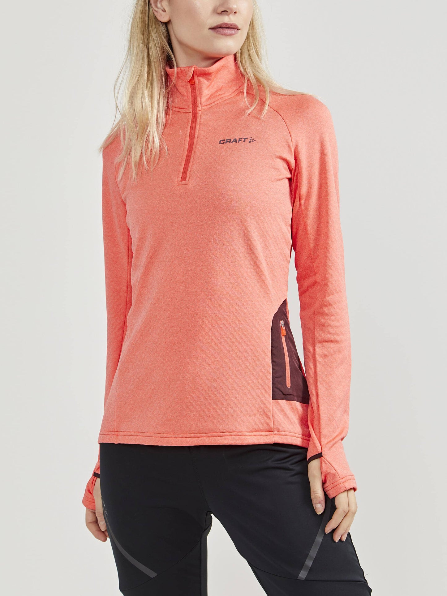 WOMEN'S CORE TRIM THERMAL MIDLAYER Craft Sportswear NA