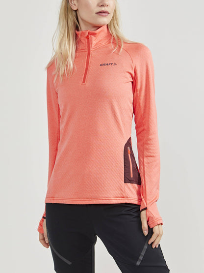 WOMEN'S CORE TRIM THERMAL MIDLAYER Craft Sportswear NA