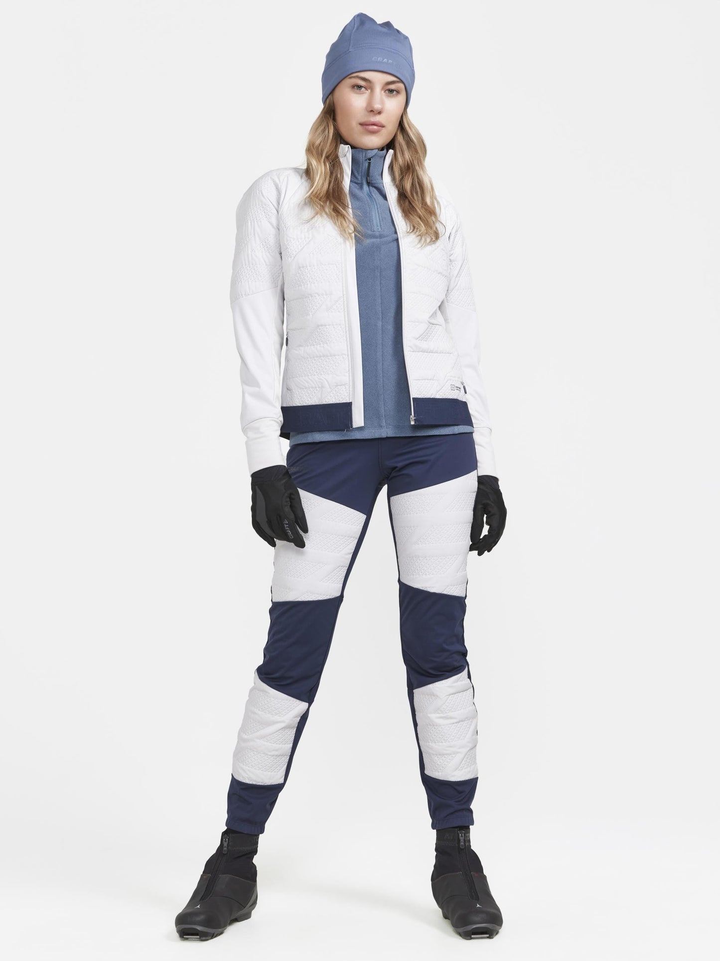 WOMEN'S CORE EDGE THERMAL MIDLAYER - FLOW-ASPHALT Craft Sportswear NA