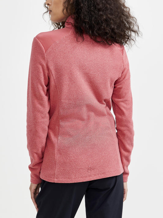 WOMEN'S CORE EDGE THERMAL MIDLAYER - ROSE Craft Sportswear NA
