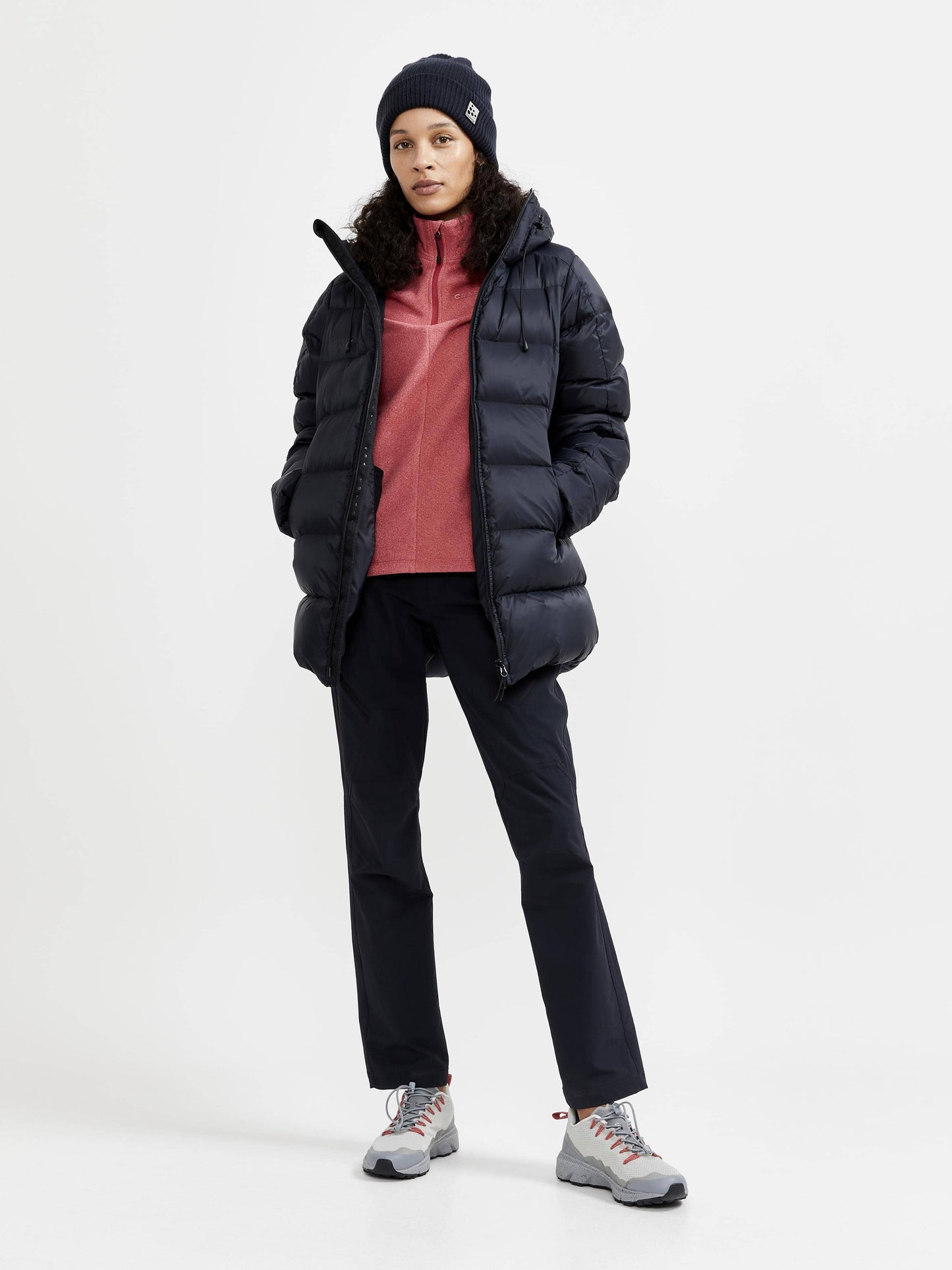 WOMEN'S CORE EDGE THERMAL MIDLAYER - ROSE Craft Sportswear NA