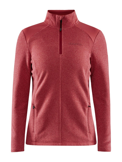 WOMEN'S CORE EDGE THERMAL MIDLAYER - ROSE Craft Sportswear NA