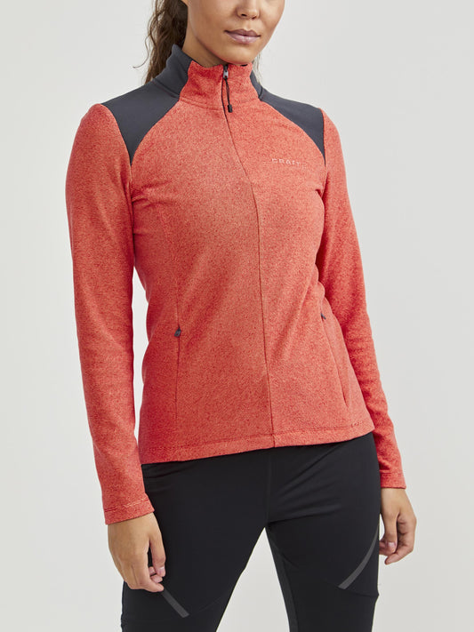 WOMEN'S CORE EDGE THERMAL MIDLAYER - PACE/TRACE Craft Sportswear NA