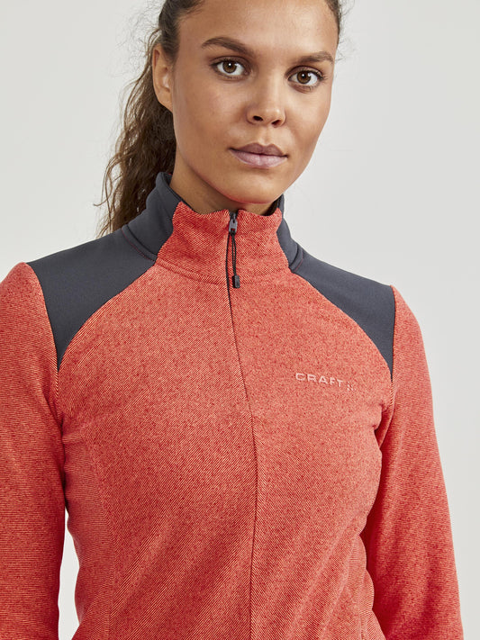 WOMEN'S CORE EDGE THERMAL MIDLAYER - PACE/TRACE Craft Sportswear NA