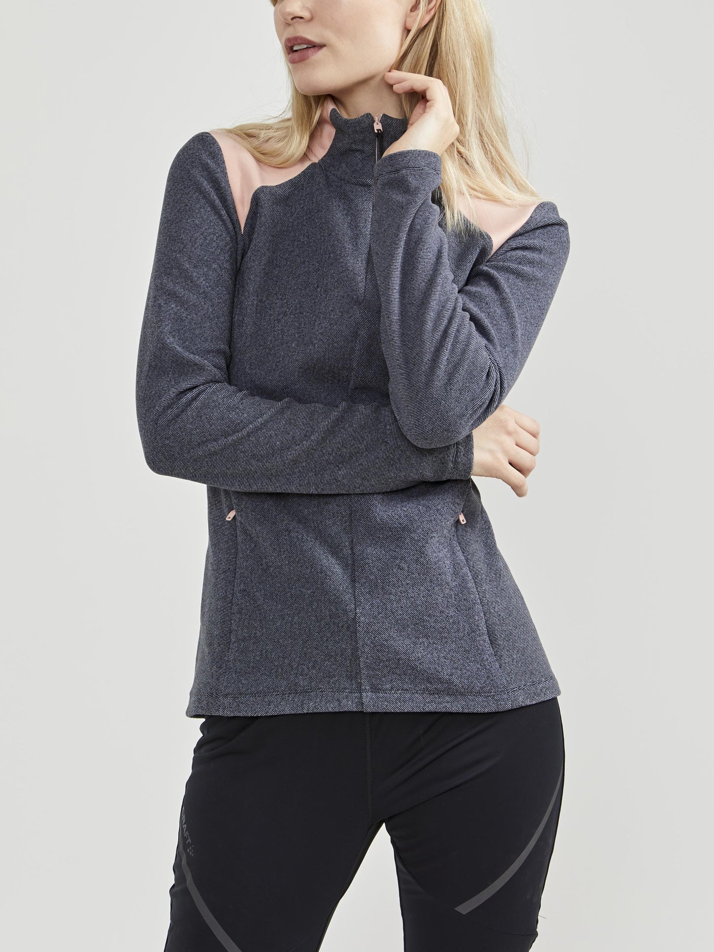 WOMEN'S CORE EDGE THERMAL MIDLAYER - ASPHALT/ASH Craft Sportswear NA