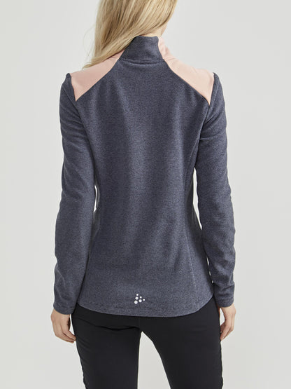 WOMEN'S CORE EDGE THERMAL MIDLAYER - ASPHALT/ASH Craft Sportswear NA