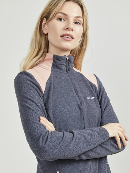 WOMEN'S CORE EDGE THERMAL MIDLAYER - ASPHALT/ASH Craft Sportswear NA