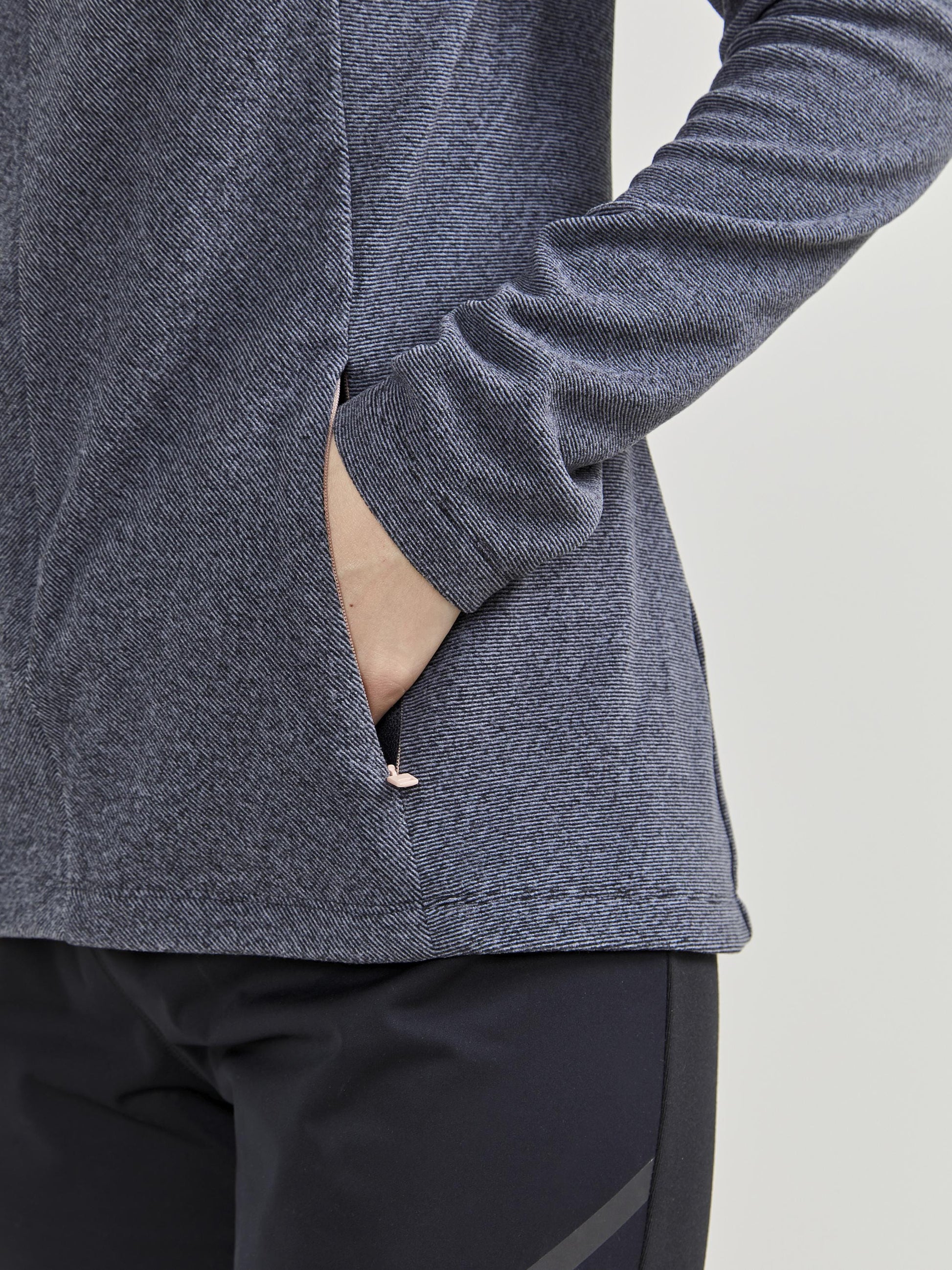 WOMEN'S CORE EDGE THERMAL MIDLAYER - ASPHALT/ASH Craft Sportswear NA