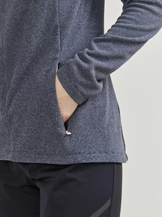WOMEN'S CORE EDGE THERMAL MIDLAYER - ASPHALT/ASH Craft Sportswear NA