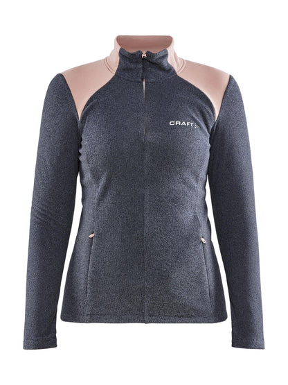 WOMEN'S CORE EDGE THERMAL MIDLAYER - ASPHALT/ASH Craft Sportswear NA