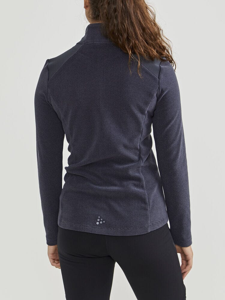 Women's Core Edge Thermal Midlayer - Black/Asphalt Women's Midlayers and Hoodies Craft Sportswear NA