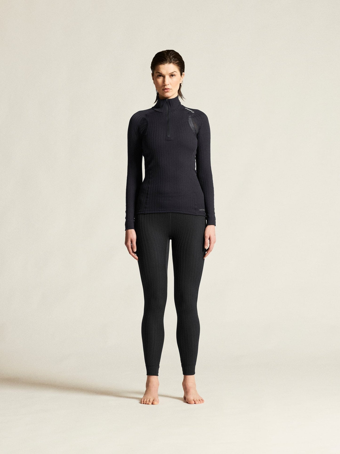 Women's Active Extreme X Zip Baselayer - Black Women's Baselayer Craft Sportswear NA