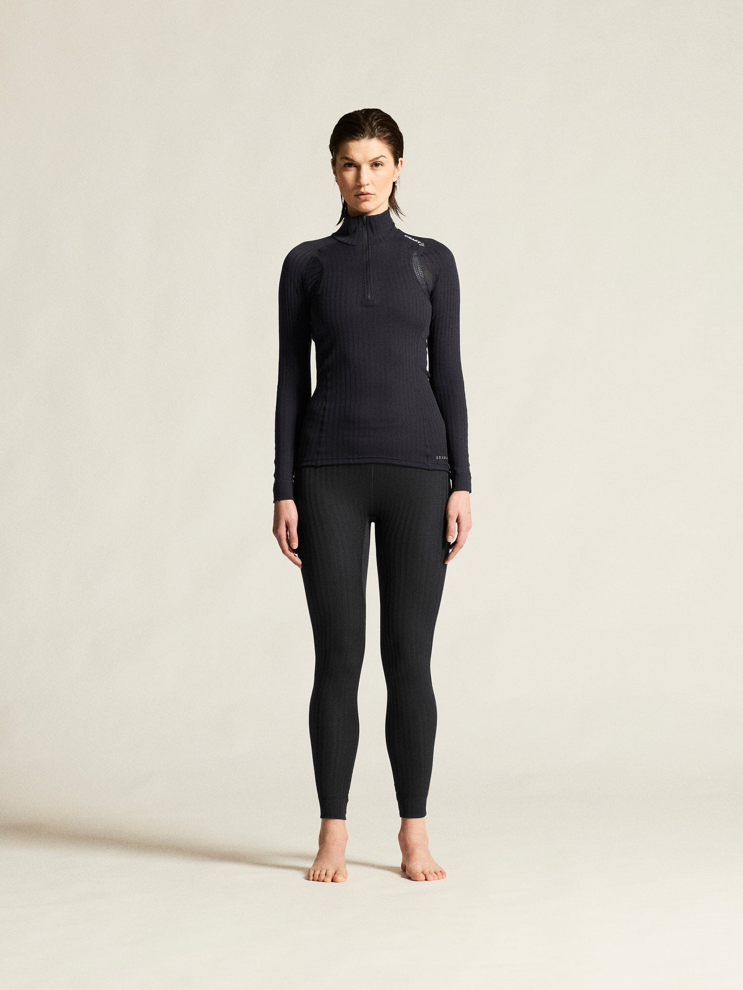 Women's Active Extreme X Zip Baselayer - Black Women's Baselayer Craft Sportswear NA
