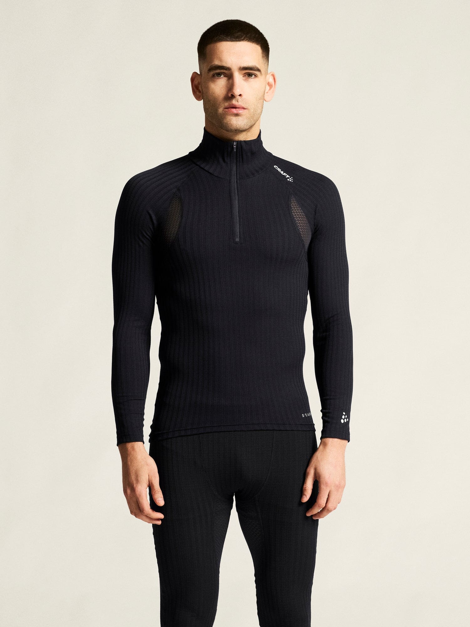 Men's Active Extreme X 1/4 Zip Baselayer - Black Men's Baselayer Craft Sportswear NA