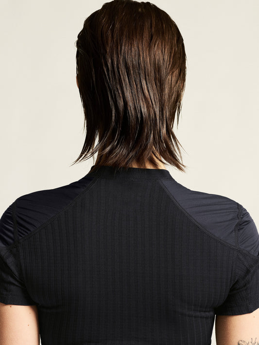 Women's Active Extreme X Wind SS - Black/Granite Women's Tops, T's, and Tanks Craft Sportswear NA