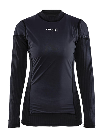 WOMEN'S ACTIVE EXTREME X WIND BASELAYER - Black/Granite Craft Sportswear NA