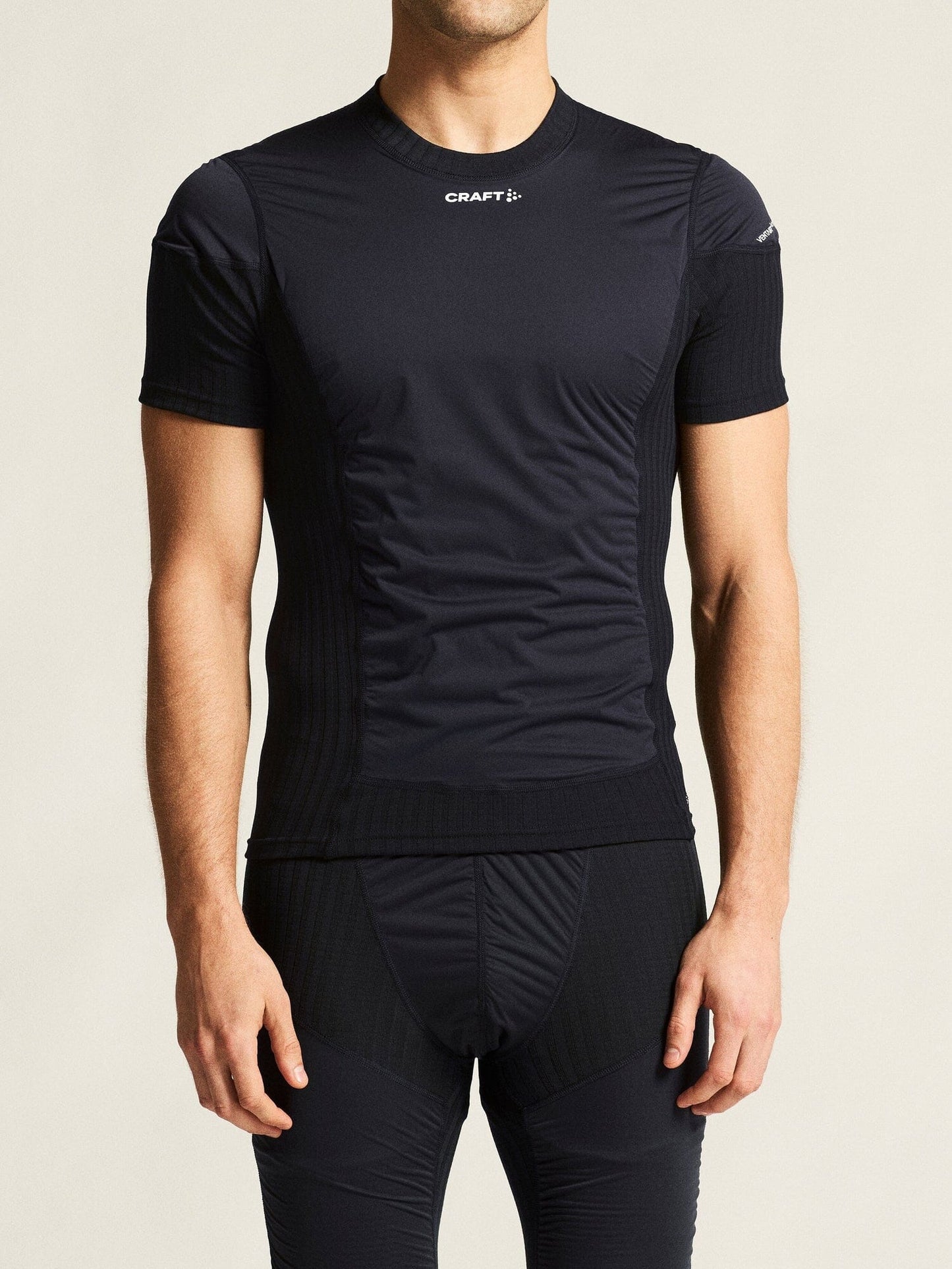 Men's Active Extreme X Wind SS - Black/Granite Men's Tops, T's, and Tanks Craft Sportswear NA