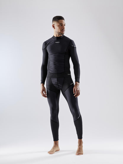 MEN'S ACTIVE EXTREME X WIND BASELAYER - Black/Granite Craft Sportswear NA