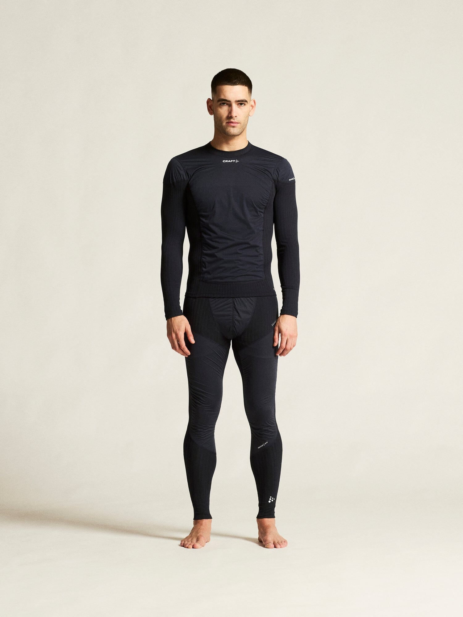 Men's Active Extreme X Wind Baselayer - Black/Granite Men's Baselayer Craft Sportswear NA