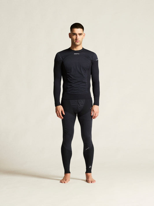 Men's Active Extreme X Wind Baselayer - Black/Granite Men's Baselayer Craft Sportswear NA